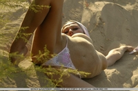 Natali at sand beach