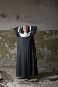 Playful nun Judith Able
