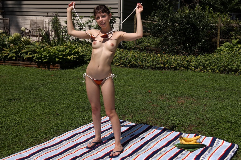 Krystal Palmer enjoys sunshine