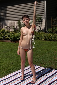 Krystal Palmer enjoys sunshine