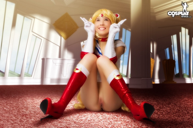 Stacy Cosplaying Pretty Guardian