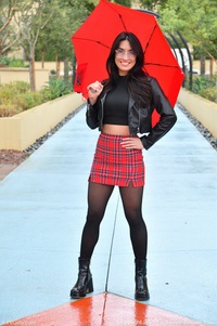 Kylie in Spring Shower