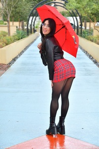 Kylie in Spring Shower