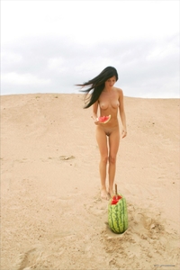 Watermelon in the Sand