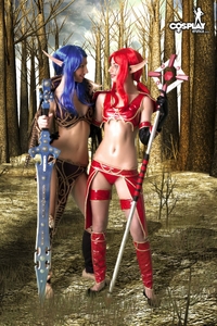 Cosplay girls in Epic Drop