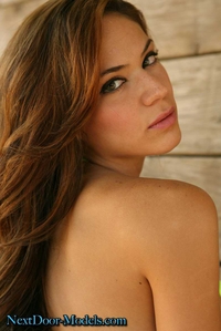 Gorgeous brunette in a sexy bikini