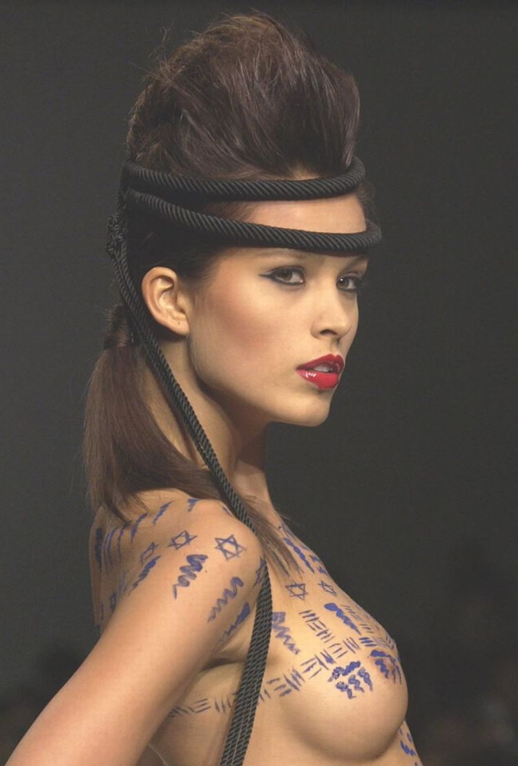 Painted Petra Nemcova
