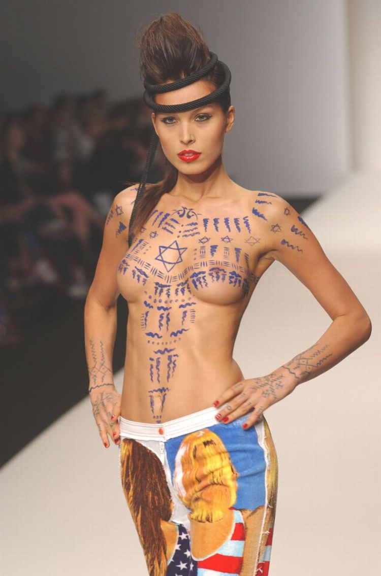 Painted Petra Nemcova