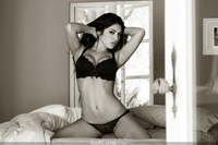 Danni shows off her stunning curves