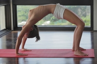 Caprice do yoga in the nude