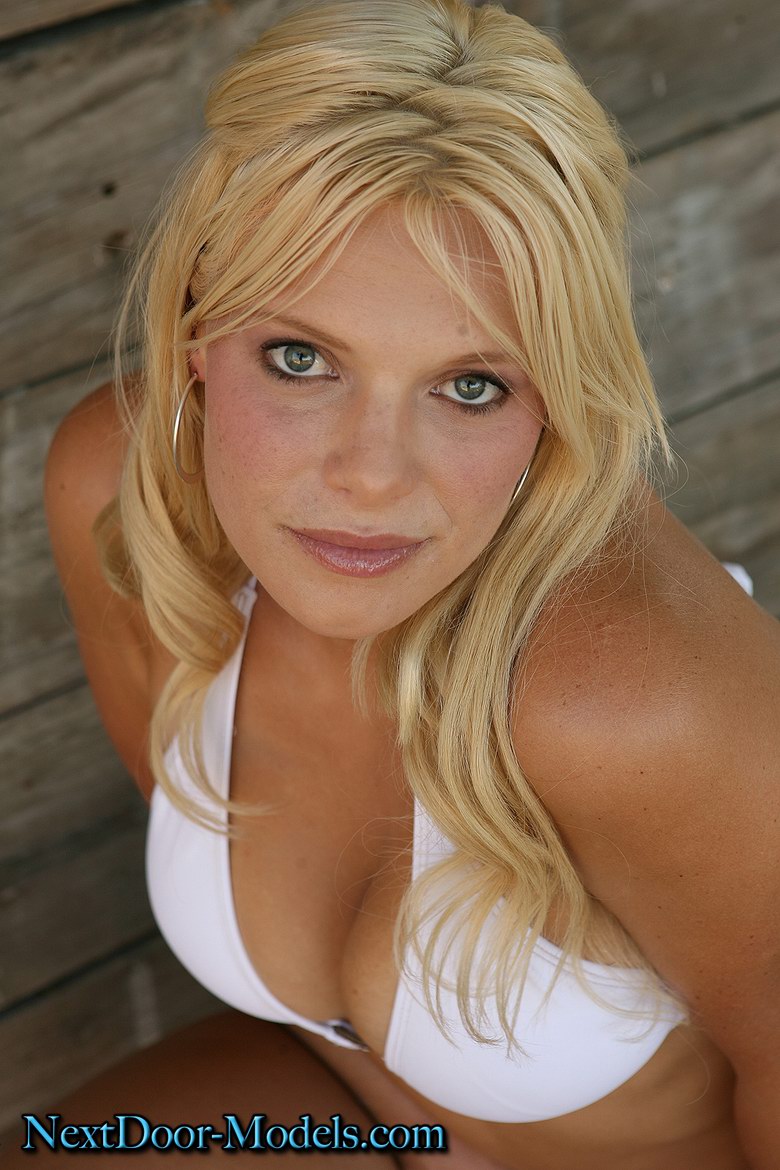 Anna In White Bikini
