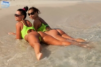 Great shots of daring bikini babes