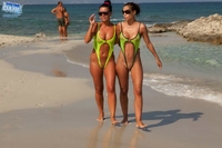 Great shots of daring bikini babes