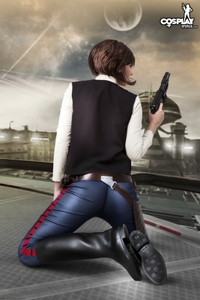 Betsie in Han Solo Costume