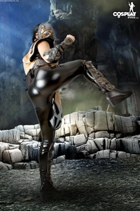 Milena cosplaying in Hellfire