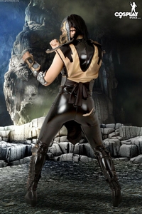 Milena cosplaying in Hellfire