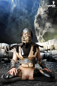 Milena cosplaying in Hellfire