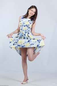 Jenna posing in the studio