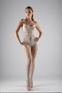 Young Alesksei in white fishnets