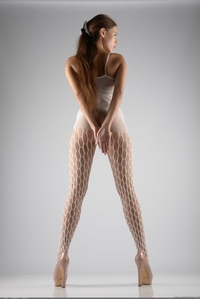 Young Alesksei in white fishnets