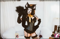 Vivka Cosplaying Moon Kitty