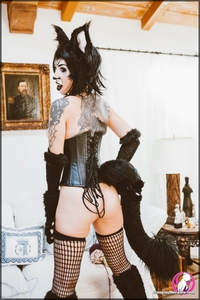 Vivka Cosplaying Moon Kitty