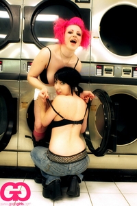 Ava and Xanthia In Laundry Day