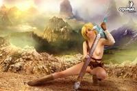 Tamia Cosplaying Breast Of The Wild