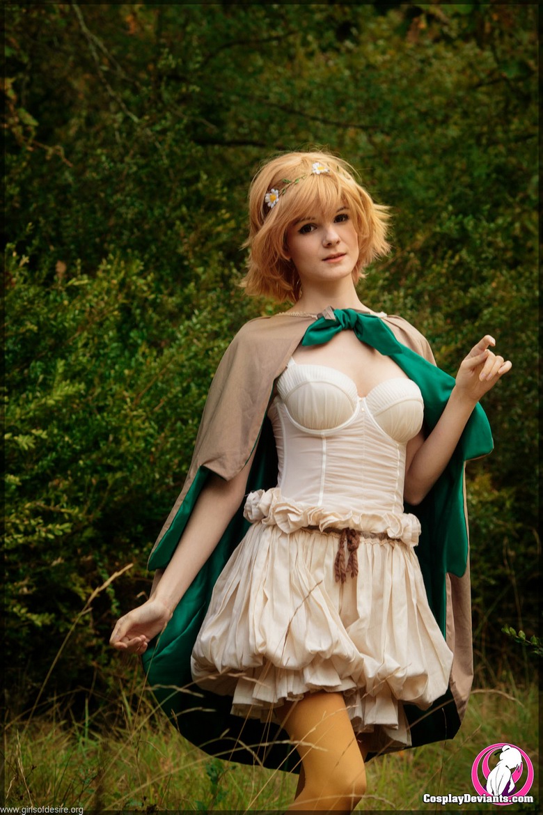 Underscore cosplaying Grass Quill