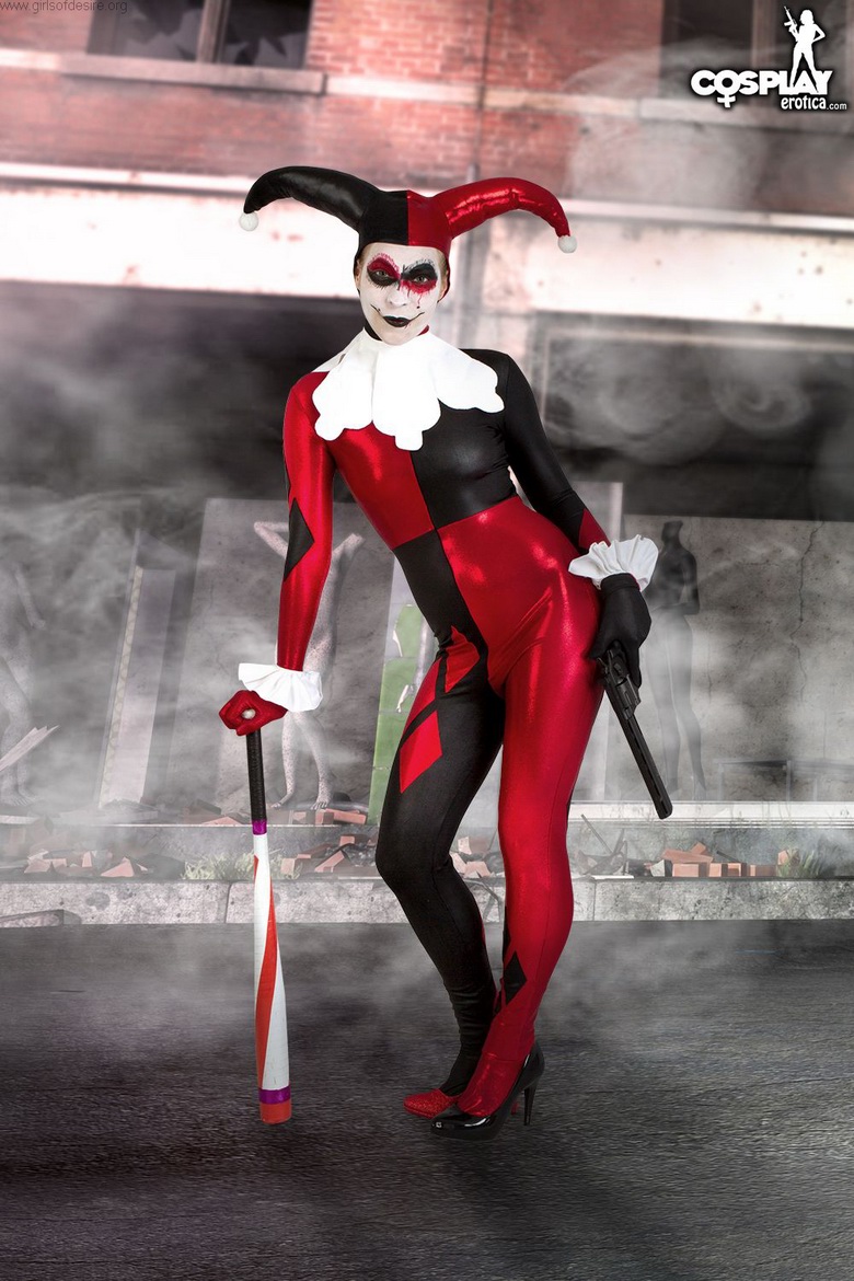 Zoey As Crazy Sidekick Harley Quinn