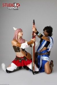 Marylin & Angela cosplaying FFXIII