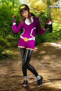 Stacy Cosplaying Lucky Catch