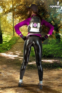 Stacy Cosplaying Lucky Catch