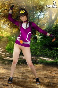 Stacy Cosplaying Lucky Catch