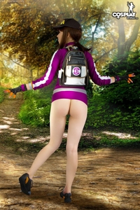 Stacy Cosplaying Lucky Catch