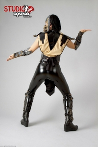 Milena cosplaying Rule63 Scorpion