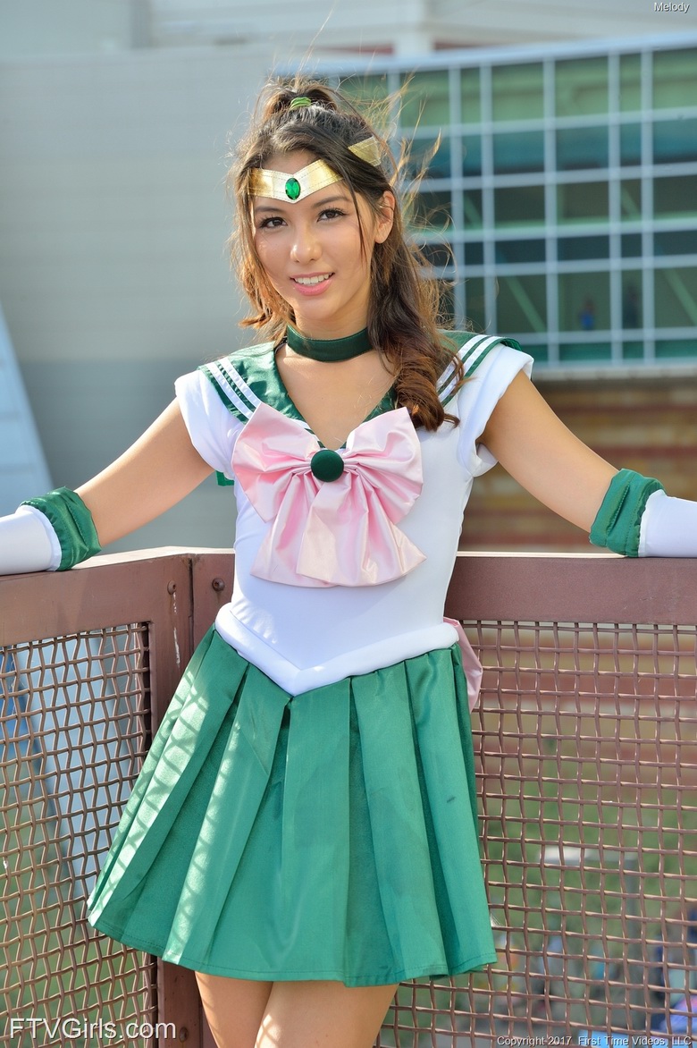 Melody Cosplaying Sexy Sailor Jupiter