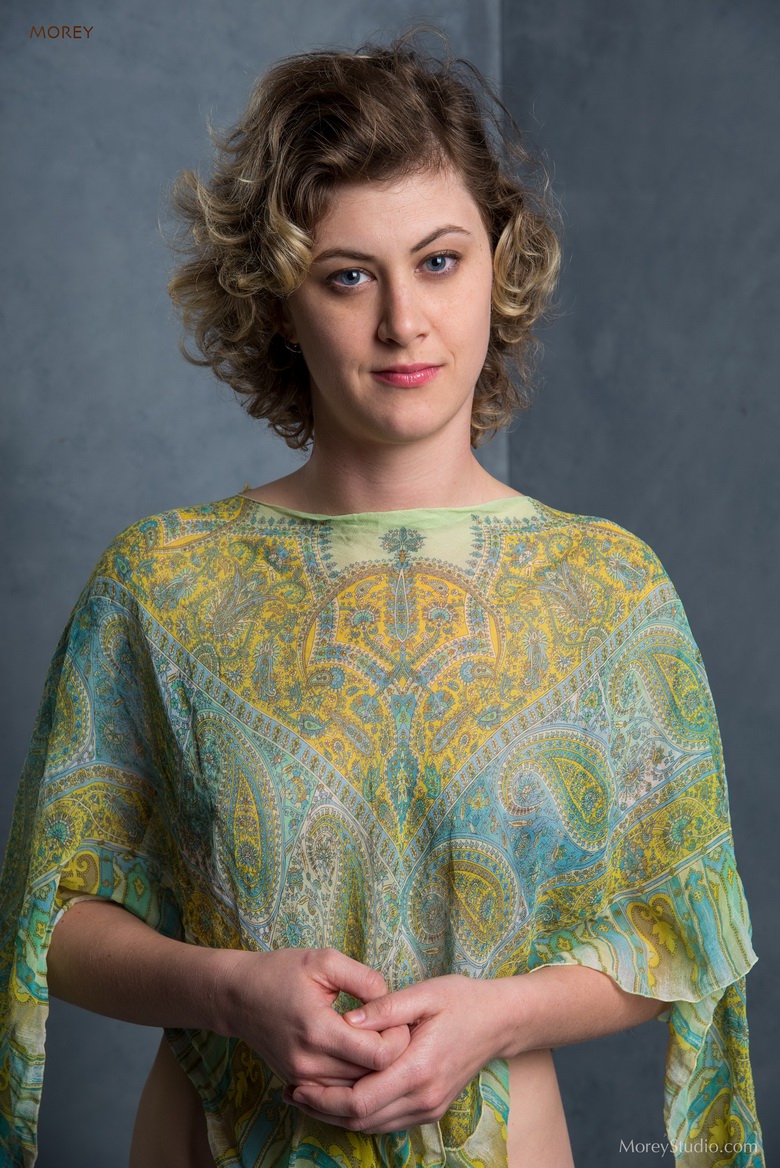 Curly blonde Dani