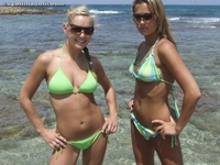 Bonnie & Karina on the shore