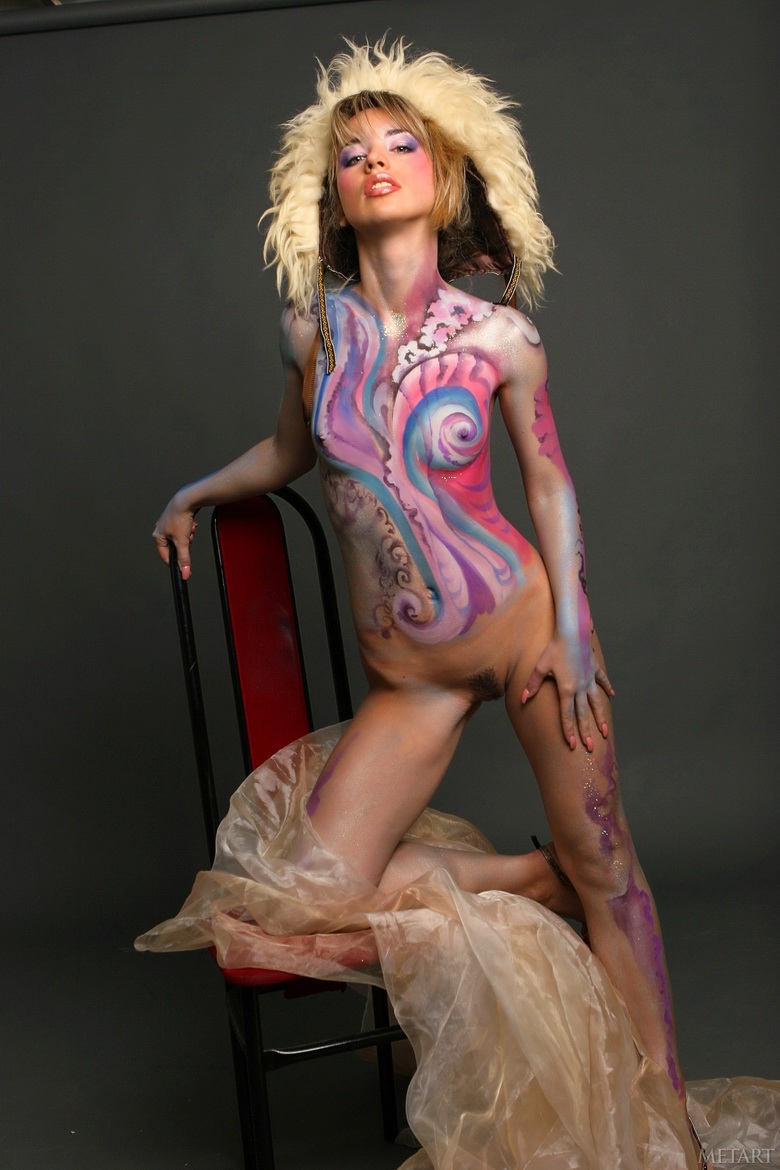 Natalia in bodypaint