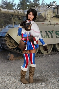 Mily Cosplaying Darcsen Temptation