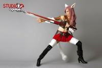 Stacy Cosplaying Lightning