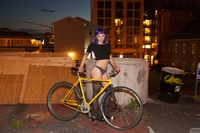 Zelda Andover Rides Fixie