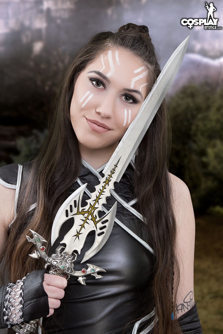 Arya Cosplaying Valkyrie