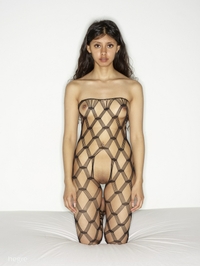 Anaya In Fishnet Bodysuit