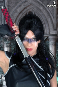 Blue Angel In Foggy Garden