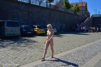 Maggy walking naked