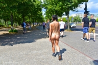 Cochon's public nudity