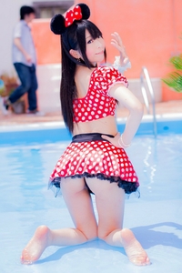 Minnie Mouse as Yuki Mashiro