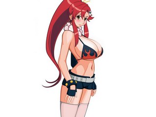 Strip and dress the sexy Yoko